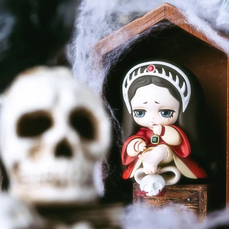 حقيقي 52 لعب ليليث القرن ماري صندوق أعمى لطيف الشكل تحصيل لعبة صندوق غامض سطح المكتب الديكور القوطية نمط هدية