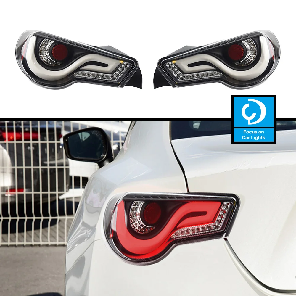 Taillights Styling For Toyota GT86 86 Tail Light LED DRL Running Signal Brake Reversing Parking Lighthouse Facelift