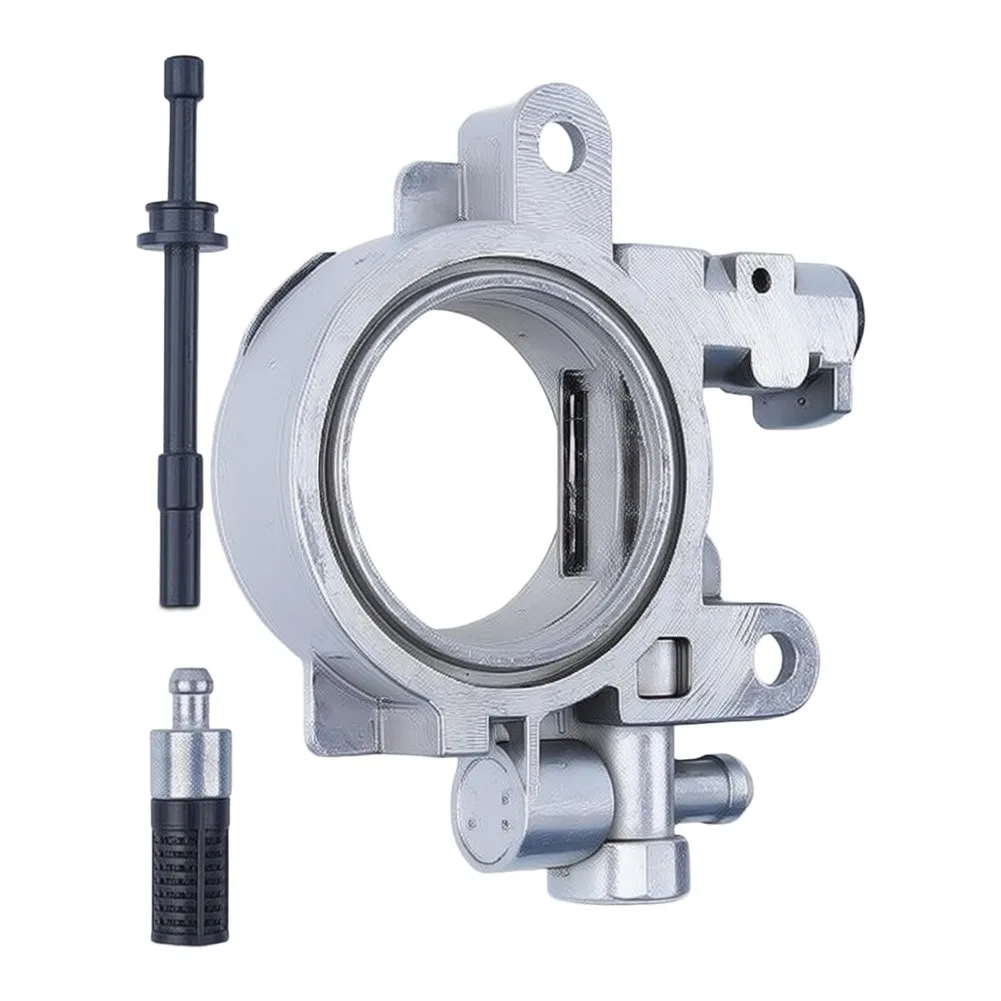 For Worm Gear System Oil Pump MS290 For Demanding Environments Silver Precision Engineered Consistent Oil Flow