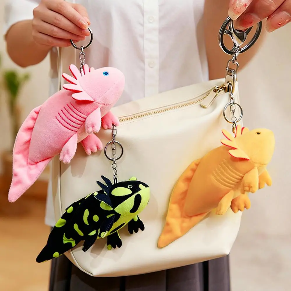 23 ซม.สีชมพูและสีฟ้า Salamander Plush ของเล่นจําลองไดโนเสาร์ Ambystoma ตุ๊กตาสัตว์น่ารักตุ๊กตา Kawaii Axolotl คริสต์มาสของขวัญเด็ก