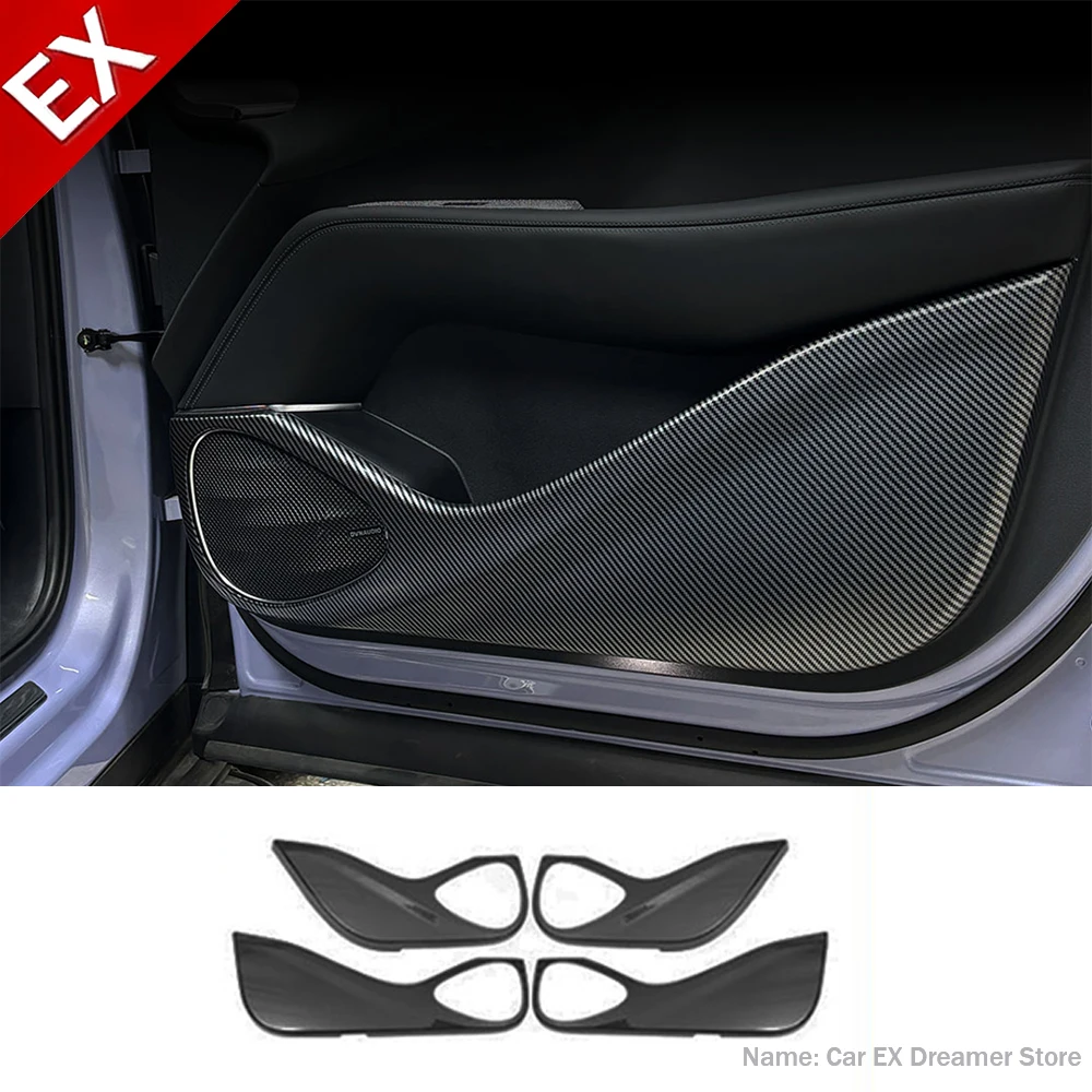 

For BYD Sea lion 07 EV 2024-2025 LHD RHD ABS \ Leather Inner Side Door panle Door Anti-kick Mat Anti-Dirty Protector Cover Trim