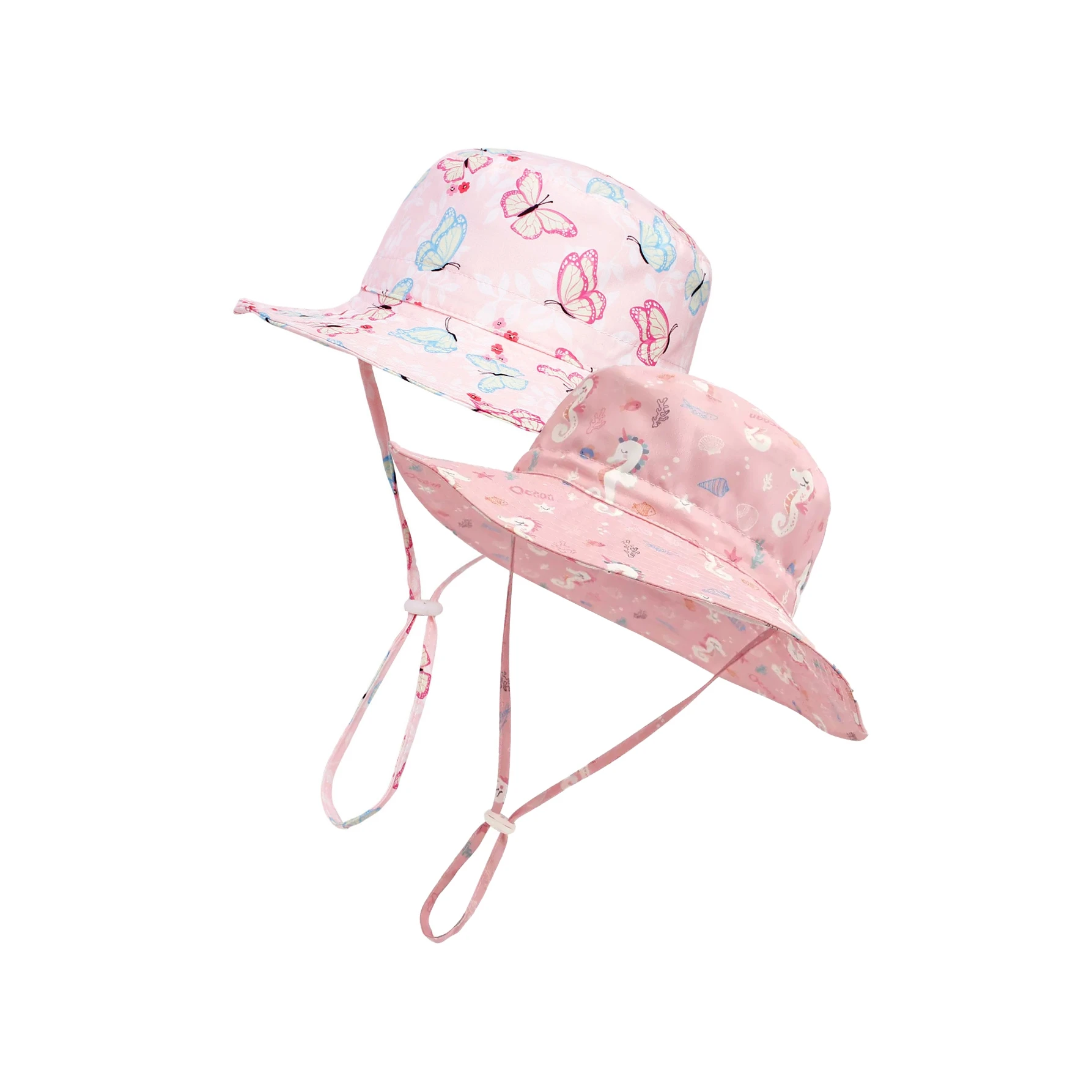 

Children's sun protection hat - summer boys' and girls' UV-protective wide-brimmed hat - girls' sunshade cap