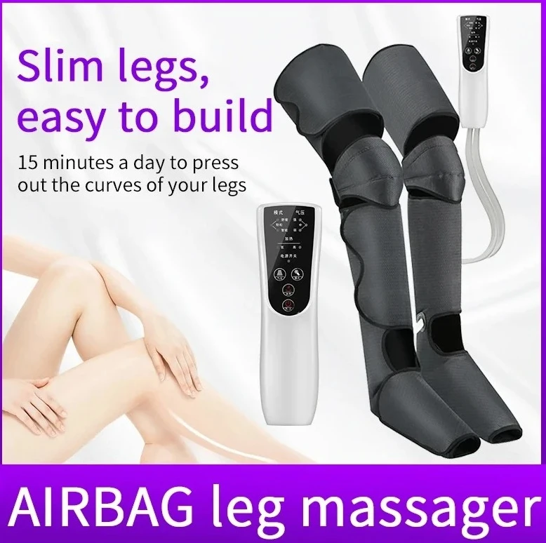 Zz Handheld Air Pressure Leg Massager for Full Leg Circulation Relaxation Compress & Recover Boot Massage Muscle Pain Relief
