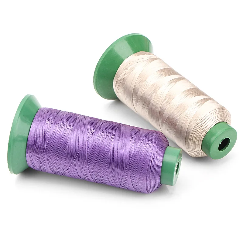 High-strength sewing machine thread with elasticity for curtains clothing sofa cushions leather bright silk sewing thread