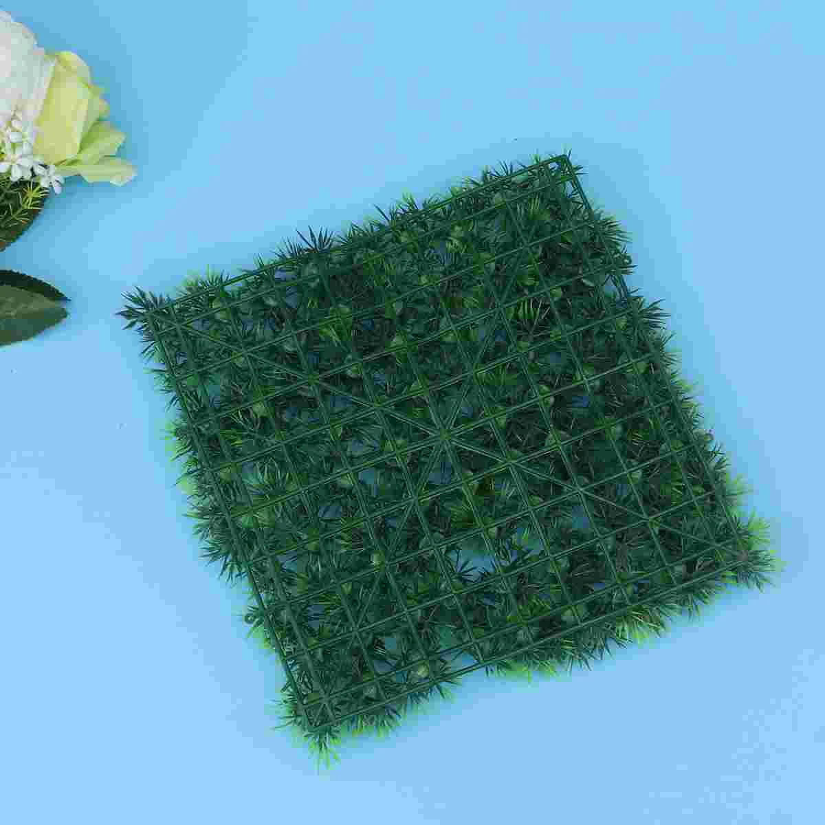 

Fish Tank Square Artificial Grass Lawn Aquarium Fake Grass Mat for Decoration Aquarium Grass Mat Fish Tank Grass Mat