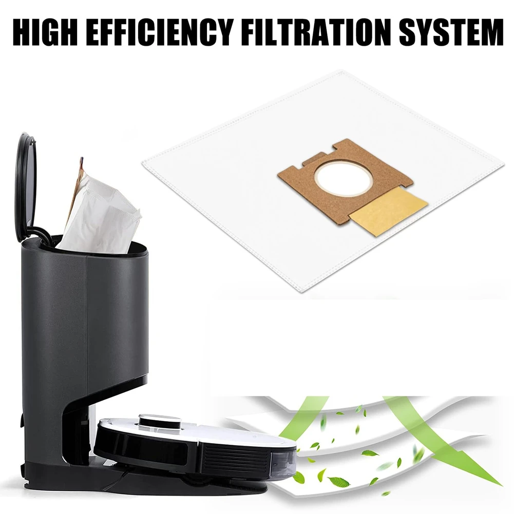 14Pcs Vacuum Cleaner Bags for Hoover H81/H81 Pure Epa/Telios Extra, Large Capacity Non-Woven Vacuum Dust Bags