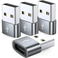 4/5Pack USBC Female to USB Male Adapter Type C to USB A Charger Cable Converter,Compatible with iPhone iPad Samsung Galaxy Pixel