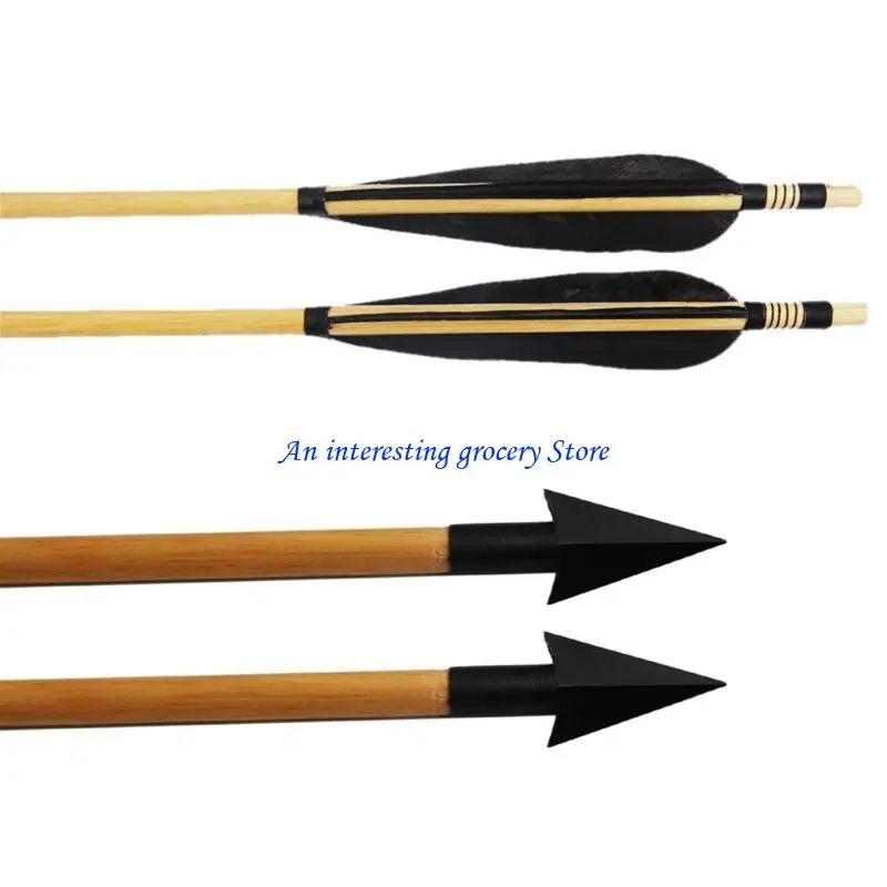 652D 6Pcs Metall Pfeil Kopf Spitze Spitze Bogenschießen Pfeilspitzen Outdoor Jagd Spitze