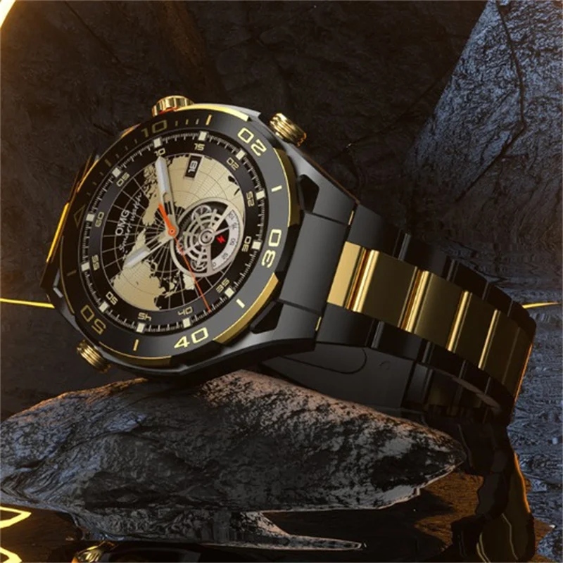 ساعة ذكية SK4 Pro MAX للرجال ، شاشة كبيرة عالية الدقة ، صوت AI ، مكالمة بلوتوث ، تعقب اللياقة البدنية الرياضية ، ساعة ذكية فاخرة