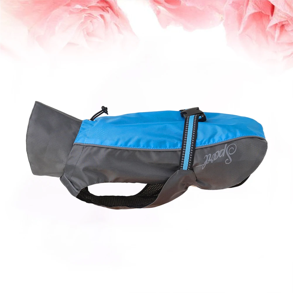 

Waterproof Dog Raincoat Lightweight Foldable Pet Clothes Adjustable Strap Windproof Button Ropes For Dogs Clothing Pet Raincoat