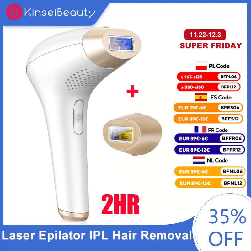 Laser Epilator IPL Hair Removal Machine for Women Bikini Body Hair Remover Original IPL Laser Facial Epilator Depilation Machine