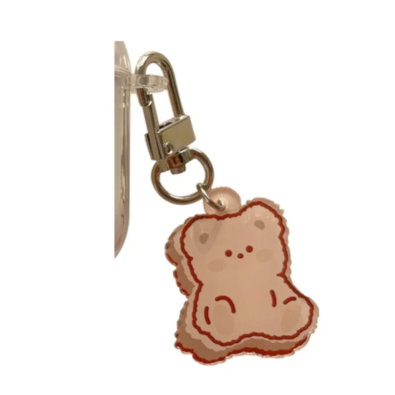 Super Cute Bread Popping Cat Meow Meme Key Chain Keychains Ring for Accessories Bag Pendant Keyring Jewelry Fans Love Gifts