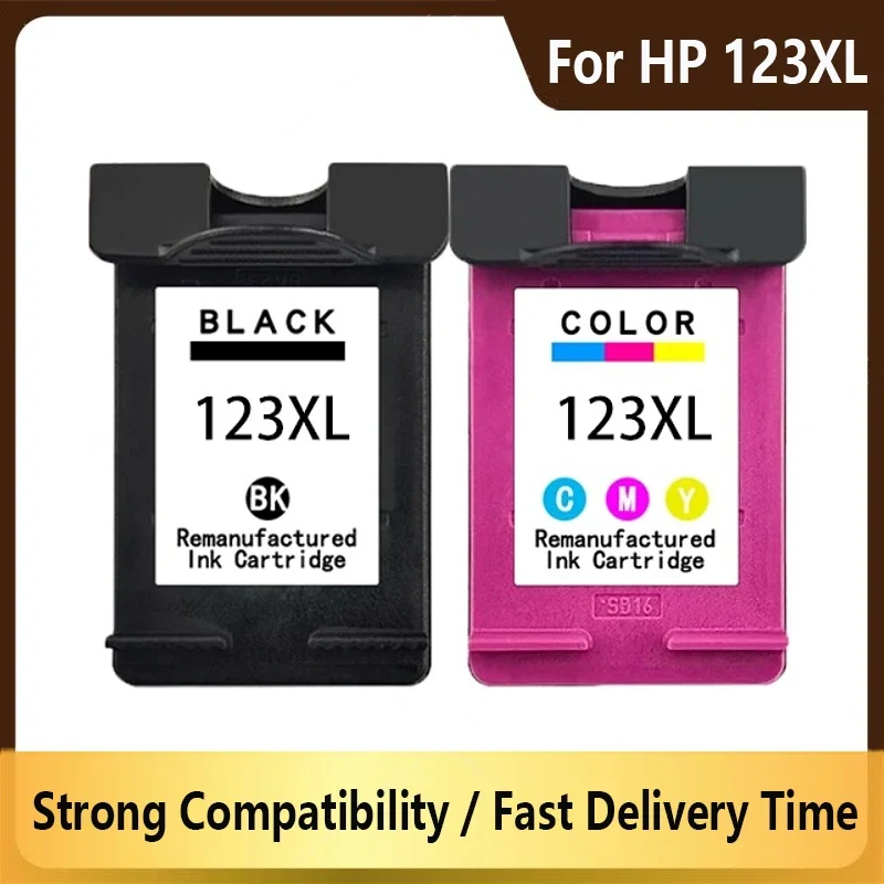 Совместимый картридж 123XL для HP 123 XL для принтеров HP123 Deskjet 1110, 2130, 2132, 2133, 2134, 3630, 3632, 3637, 3638.