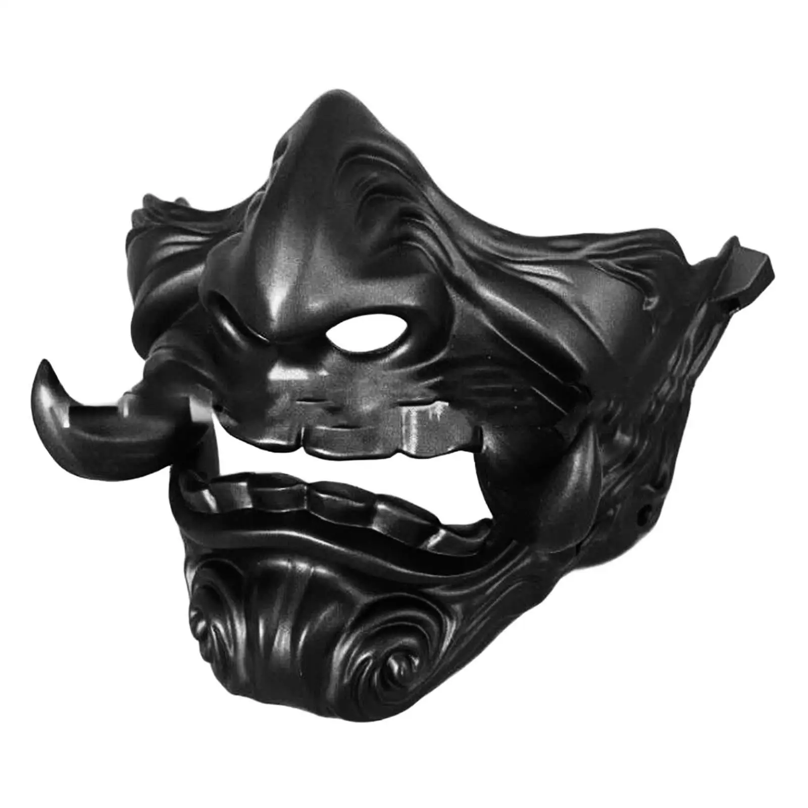 Samurai Ghost Mask 3D Realistic Fantasy Japanese Mask Halloween Carnival Mask for Costume Shows Carnival Festival Adults Men