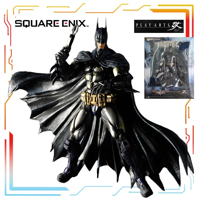 SQEX Original PlayArts Transforms Into Movable Dolls Arkham Asylum Joker Anime Action Figure Model Toys Model Gifts for Boys