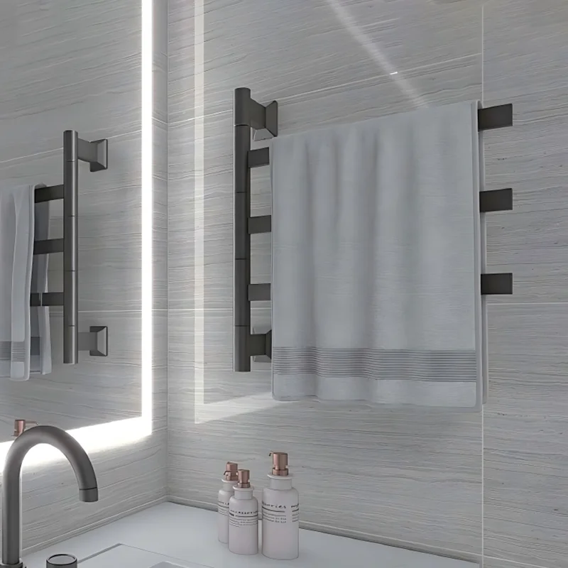 Towel Warmer Electric - Penghangat Handuk Putar Grosir SUS 304