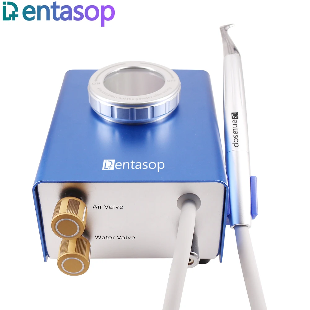 Máquina de jateamento ortodôntico da remoção do esmalte da limpeza e de lustro dental de dentasop, máquina dental do dente do jateamento