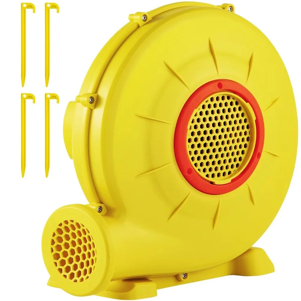 450W 0.6HP Portable Air Blower Fan 1750Pa Commercial Strength for Bounce Houses Inflatables
