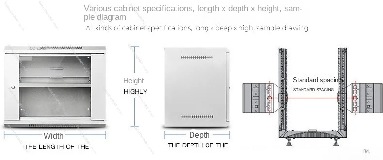 15U Wall-Mounted Network Cabinet