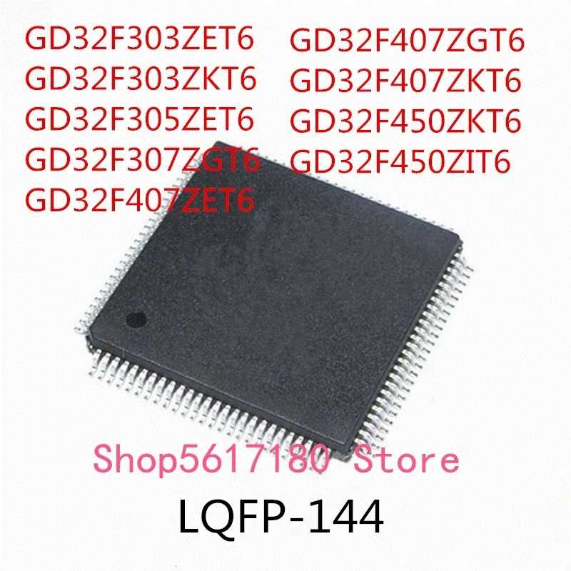 

10 шт. GD32F303ZET6 GD32F303ZKT6 GD32F305ZET6 GD32F307ZGT6 GD32F407ZET6 GD32F407ZGT6 GD32F407ZKT6 GD32F450ZKT6 GD32F450ZIT6 IC