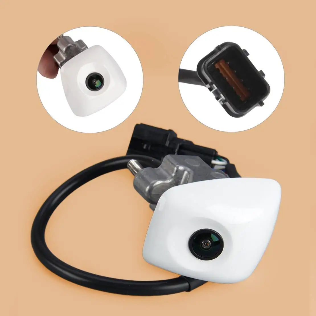 95760-C8001 White Reversing Backup Rearview Camera 12V Fit For Hyundai i20