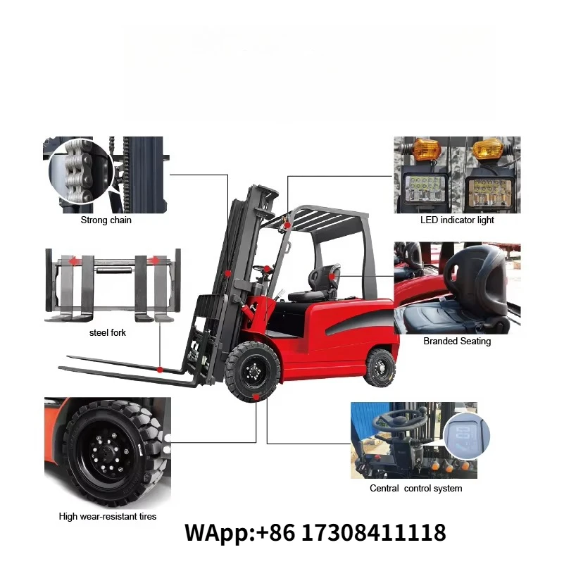 Manual Semi Electric Forklift Hand Push Hydraulic Stacker Low Cost Simple Maintenance For Factory