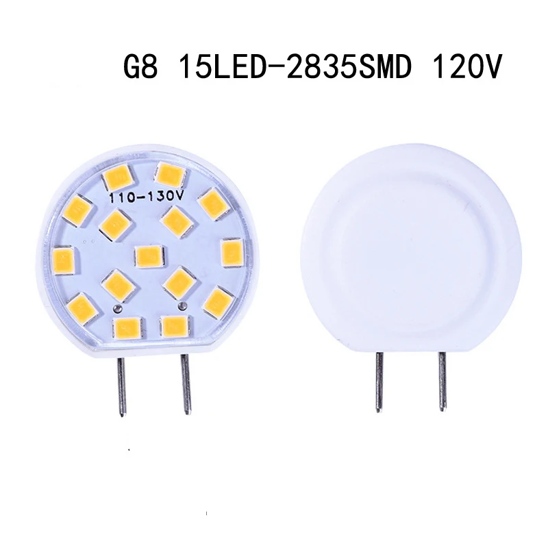 10pcs AC110V 120V 130v G8 LED Corn Bulb 2835 Small Mini Cabinet 3w LED Lamp Ceramic  Warm White 2700k 3000k White 6000k 6500k