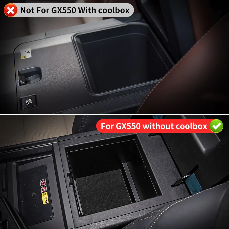 For 2024 Lexus GX550 Upgrade Interior Decoration Accessories GX 550 center console Armrest box storage box compartment tray