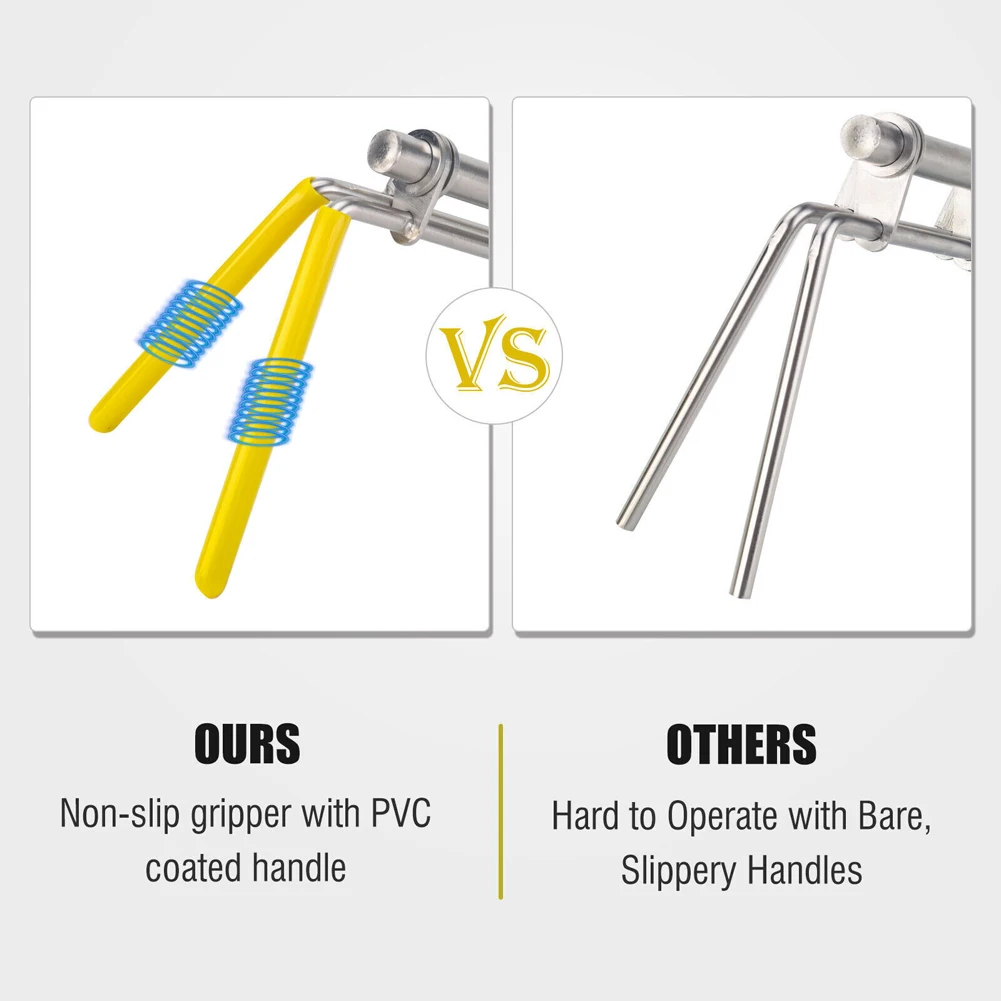 3Pcs Hydraulic Cylinder Piston Rod Stainless Steel Hydraulic Cylinder Oil Seal Installation Tool Handheld Disassembly Tools