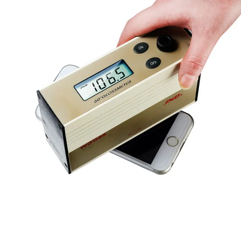 WGG60-Y4 Brand New Gloss Meter Digital For Marble Paints Ceramic Tile Measuring Range 0~199.9GU Zero-point Deviation 0.2GU