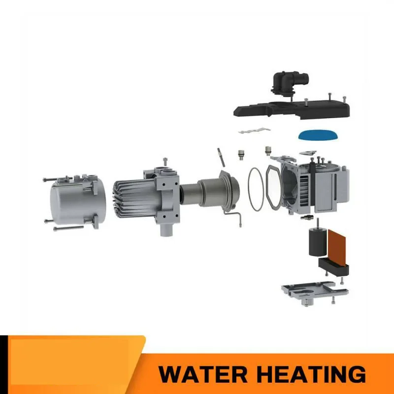 12V 5KW Oil Heating Parking Heater Remote Control Hot Water Parking Heater