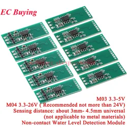 10Pcs/1pc Non-contact Liquid Level M03 M04 Water Level Detection Module Sensor Touch Switch Liquid Sensor 3-4.5mm for Arduino
