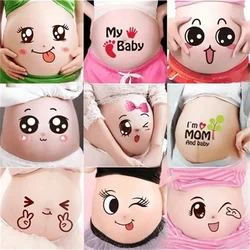 9pcs pregnant women according to belly stickers big belly stickers stickers pregnant women photo props cute expression stickers