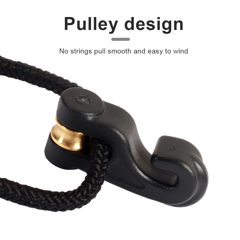 Crossbows Cocking Device Rope Cocker Ergonomic Handle Rope Cocking Device Heavy Duty Braided Rope Crossbows Cocker for Hunting