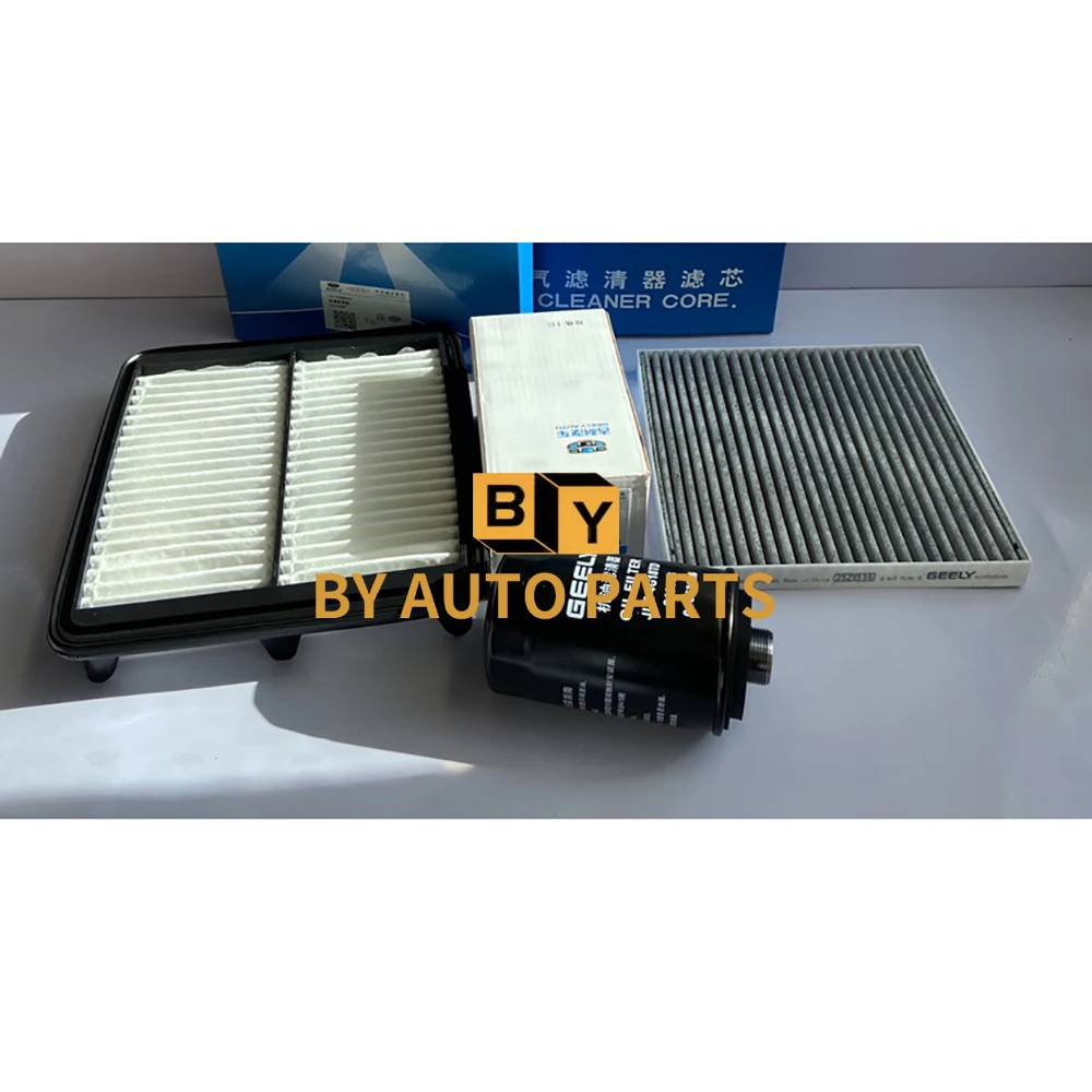 

2015-2018 Models Geely GC9 BORUI 1.8T/2.4L Filter Element Set Air Filter Cabin Filter Oil Filter