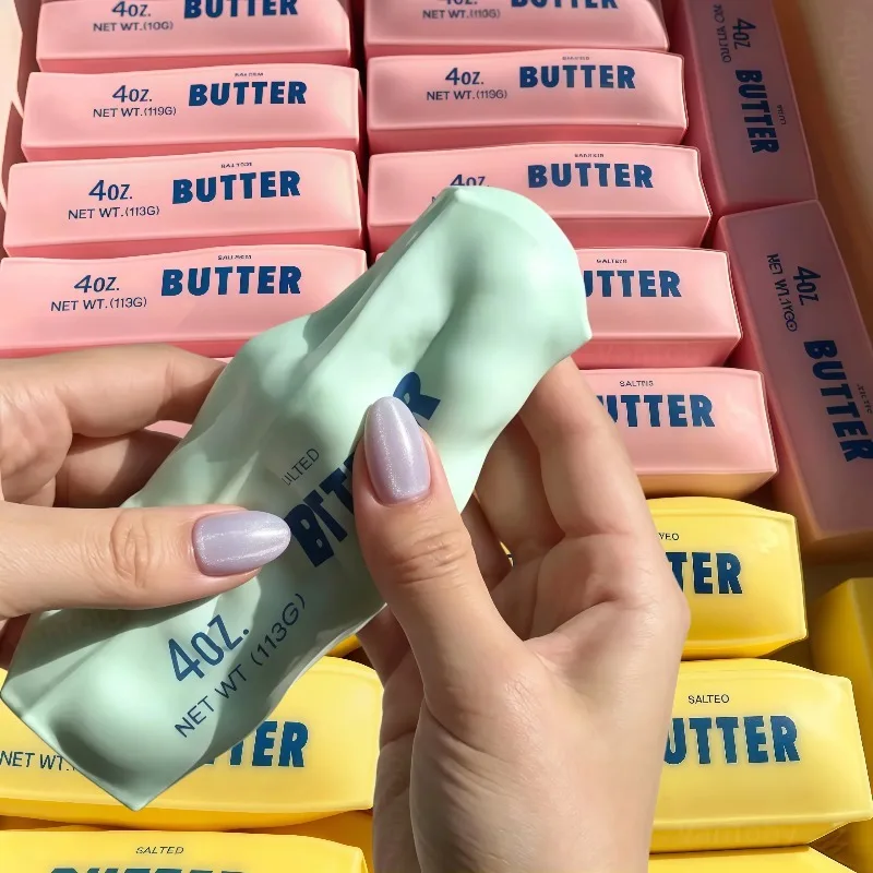 Crunchy Butter Stick Squishy Blind Box Building Block Filling Fidget Toy No Rebound Squeeze Toy Sensory Stress Relief Fidget Toy view 6