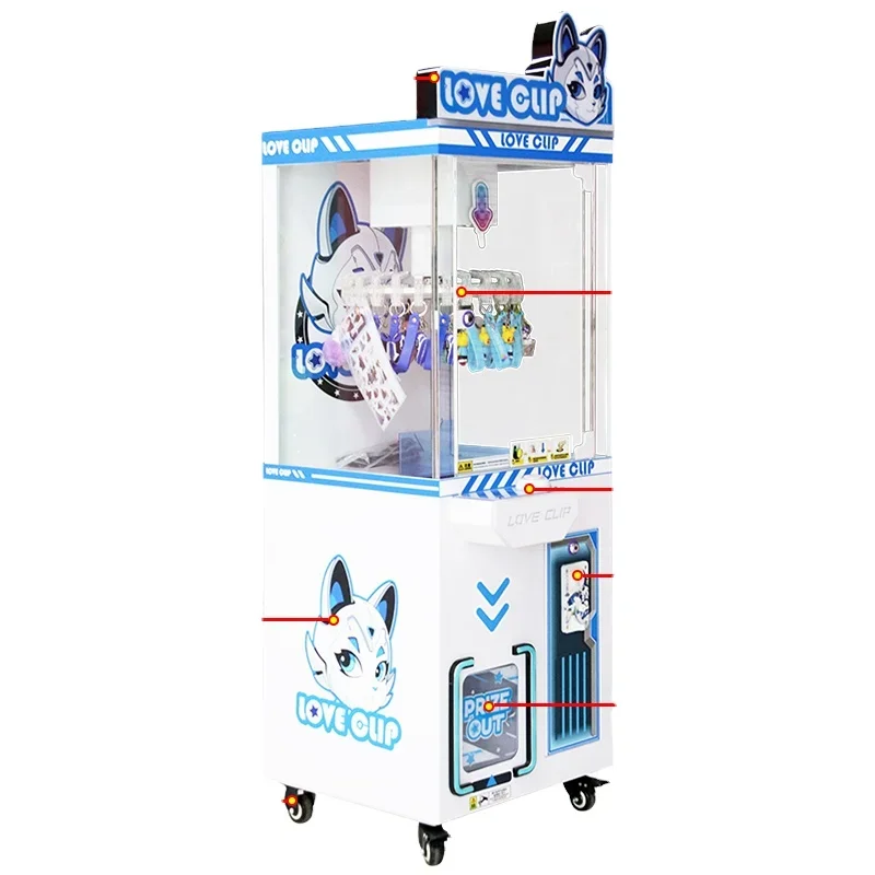 Máquina de juego de regalo Arcade que funciona con monedas, máquina de garra que funciona con monedas, centro comercial, máquina de juego de muñecas, novedad de 2024