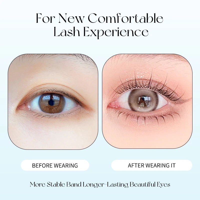 5 par naturalnych krótkich rzęs niewykrywalne przedłużanie rzęs typu Featherlight sztuczne rzęsy dla azjatyckich jednolitych oczu przyjazne dla początkujących rzęsy