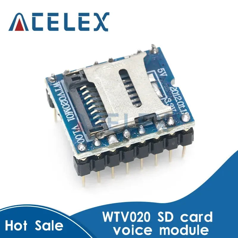 WTV020 WTV020-SD WTV020SD-20SS Mini SD Card MP3 Sound Module voice module For PIC Arduino 2560 UNO R3 WTV020-SD-16P