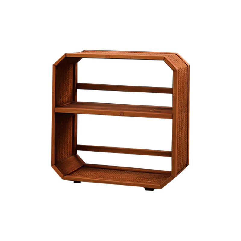 

Bamboo tea shed, tea cabinet, set storage cabinet, Bogu frame, small bamboo Duobao Pavilion room, table