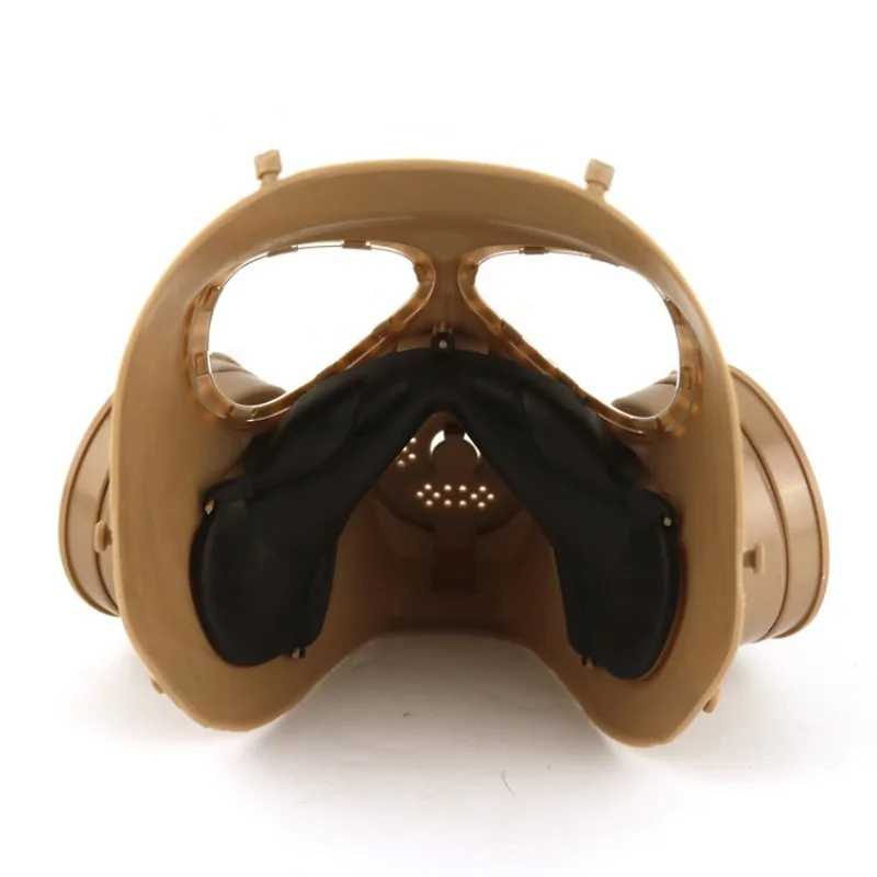 M04 Simulation Gas Mask Real Life Field Equipment No Gas Dual Fan Tactical Mask Model