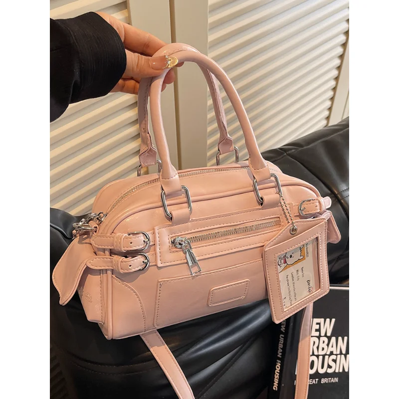 

Korean-style trendy fashion personalized handbag Boston bag versatile crossbody bag for women