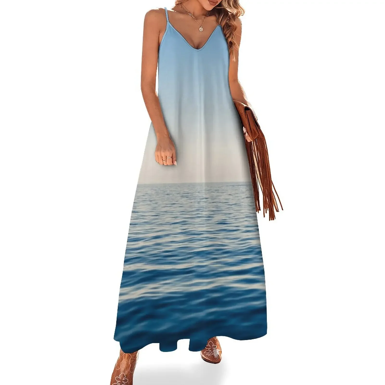 

Calm Waters - Still Earth Sleeveless Dress sensual sexy dress for women dress summer 2024 women