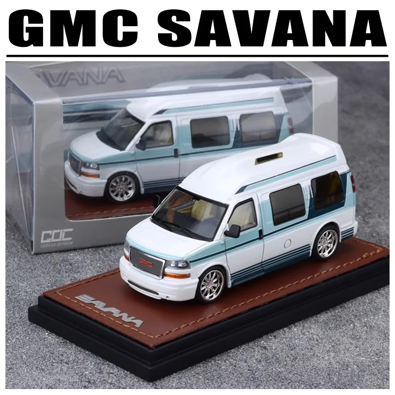 GOC 1/64 GMC SAVANA Alloy Toy Diecast Metal Model Gift