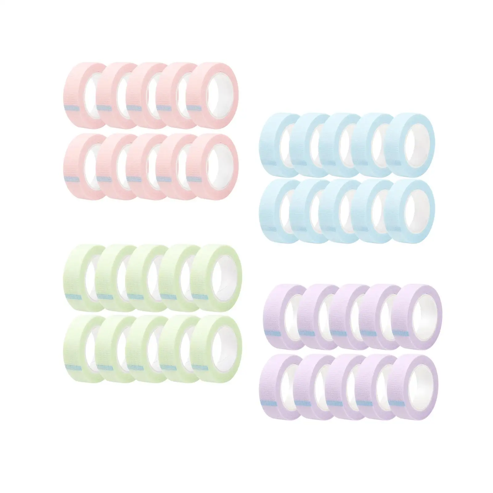 10 Pieces Eyelash Tapes False Eyelash Accessories Breathable Eyelash Grafting