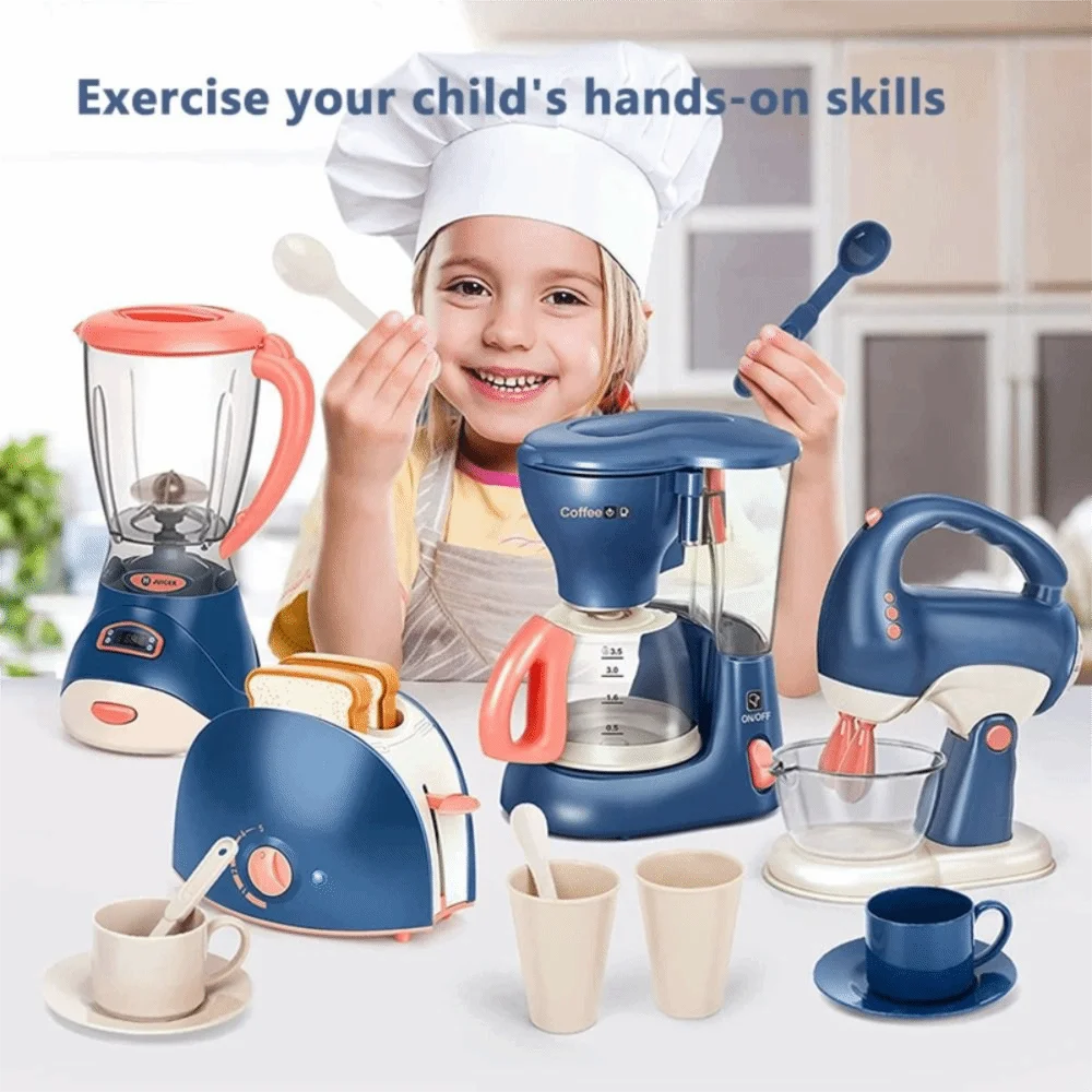 Simulation Juicer Simulation Kitchen Home Appliances Set Washing Machine Vacuum Cleaner Play House Electric Small Appliance