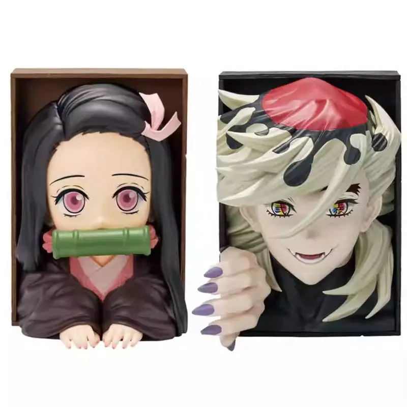 

Demon Slayer Hyokofig Yushiro Nezuko Bookend Action Figures Model Collectible Statues Room Decoraction Festival Gift For Fans