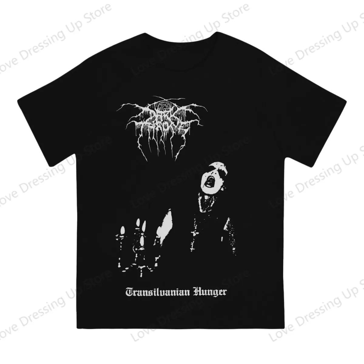 Norwegian Black Metal Band 100%Pure Cotton Sport Men T-Shirt Darkthrone Transilvanian Hunger Short sleeve Tshirts Harajuku Tee