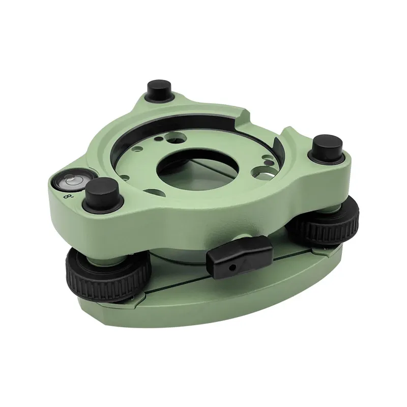 Green Three-Jaw Tribrach GDF121 For Leica Total Sations Without Optical Plummet