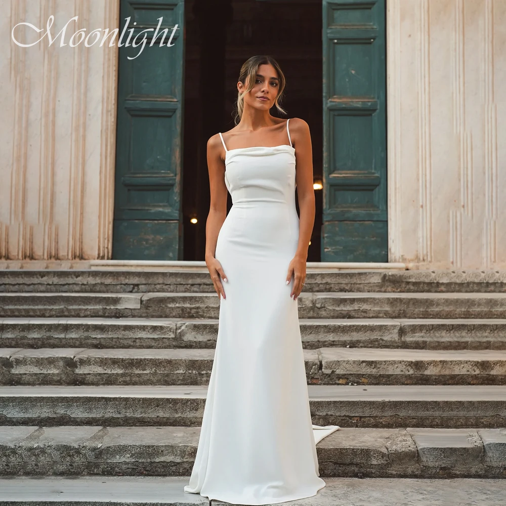 

Элегантное плиссированное свадебное платье русалки без бретелек по индивидуальному заказу 2026, свадебное платье на тонких бретельках и пуговицах с открытой спиной, Vestidos De Novia